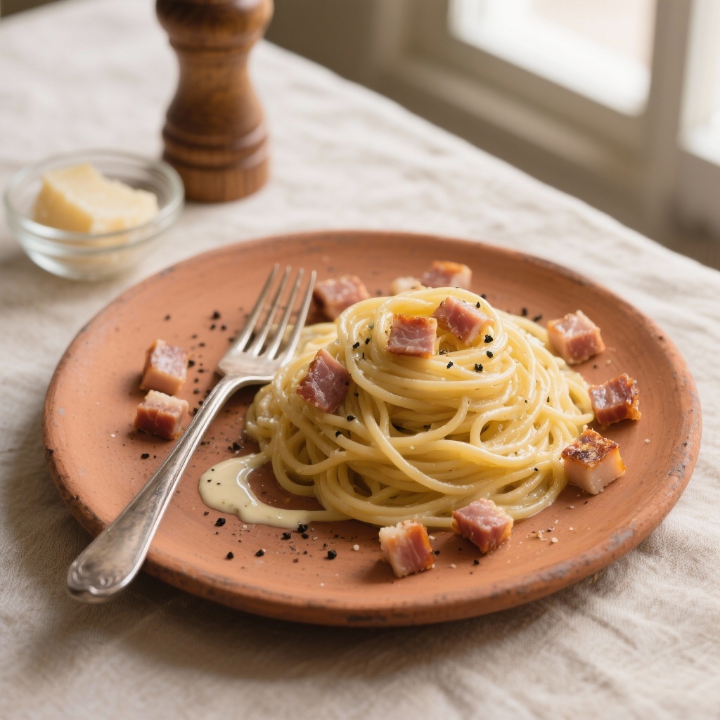 Spaghetti Carbonara (Spaghetti alla Carbonara)